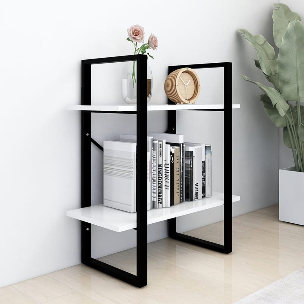 8720286567173_g_en_hd_1 vidaXL 2-Tier Book Cabinet White 60x30x70 cm Engineered Wood - Image 4