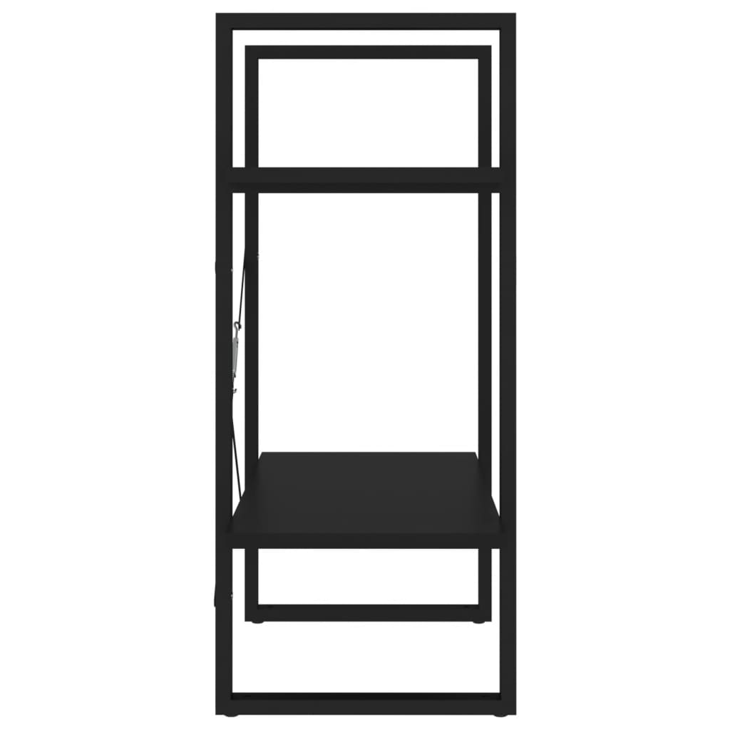 8720286567180_g_en_hd_4 vidaXL 2-Tier Book Cabinet Black 60x30x70 cm Engineered Wood - Image 7