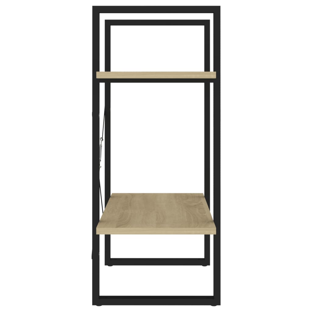 8720286567203_g_en_hd_4 vidaXL 2-Tier Book Cabinet Sonoma Oak 60x30x70 cm Engineered Wood - Image 7