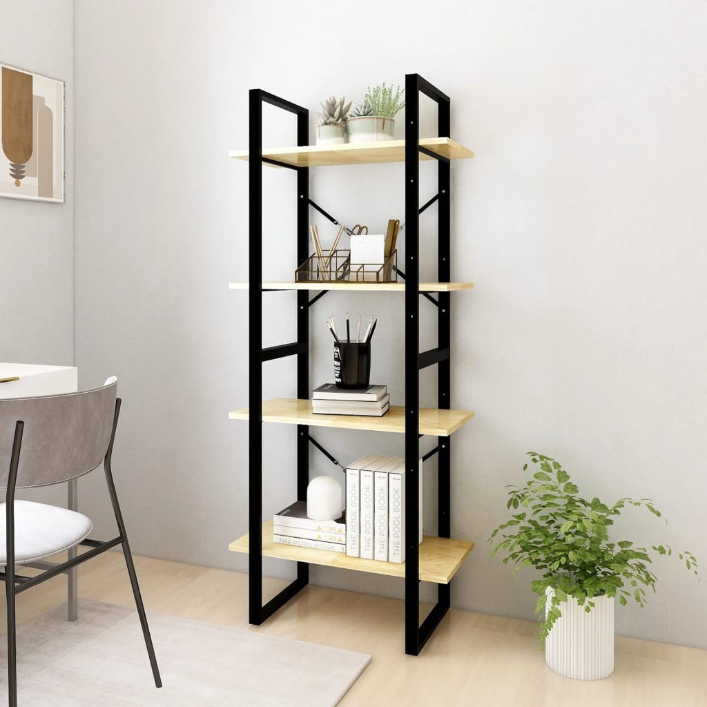 8720286567326_g_en_hd_1 vidaXL 4-Tier Book Cabinet 60x30x140 cm Solid Pine Wood - Image 4