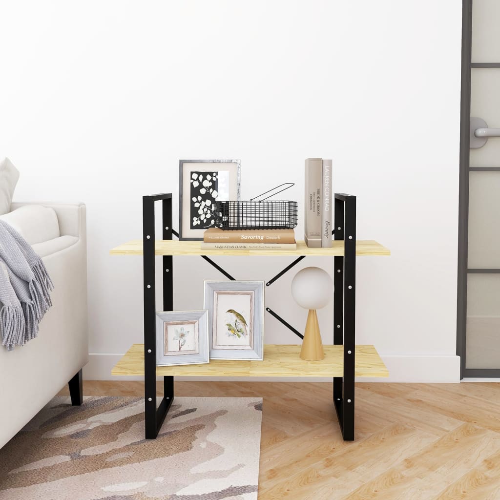 8720286567425_g_en_hd_1 vidaXL 2-Tier Book Cabinet 80x30x70 cm Solid Pine Wood - Image 4