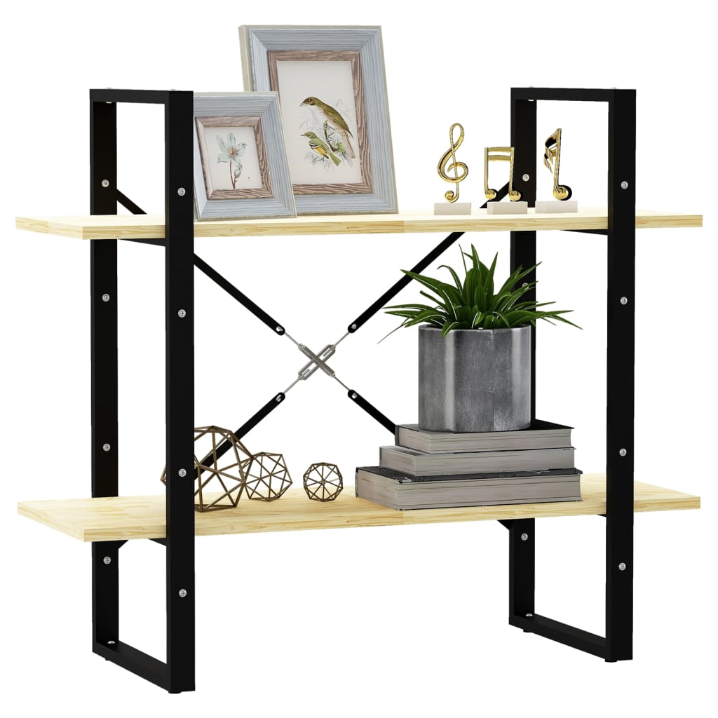8720286567425_g_en_hd_2 vidaXL 2-Tier Book Cabinet 80x30x70 cm Solid Pine Wood - Image 5