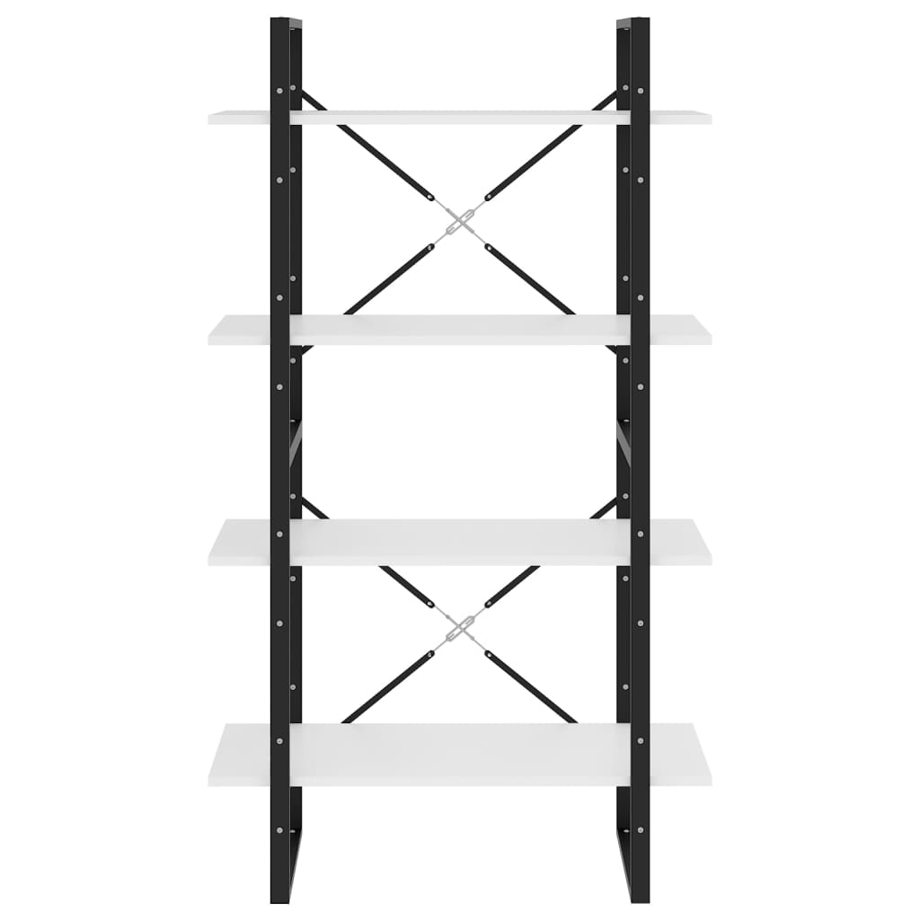 8720286567470_g_en_hd_3 vidaXL 4-Tier Book Cabinet White 80x30x140 cm Engineered Wood - Image 6