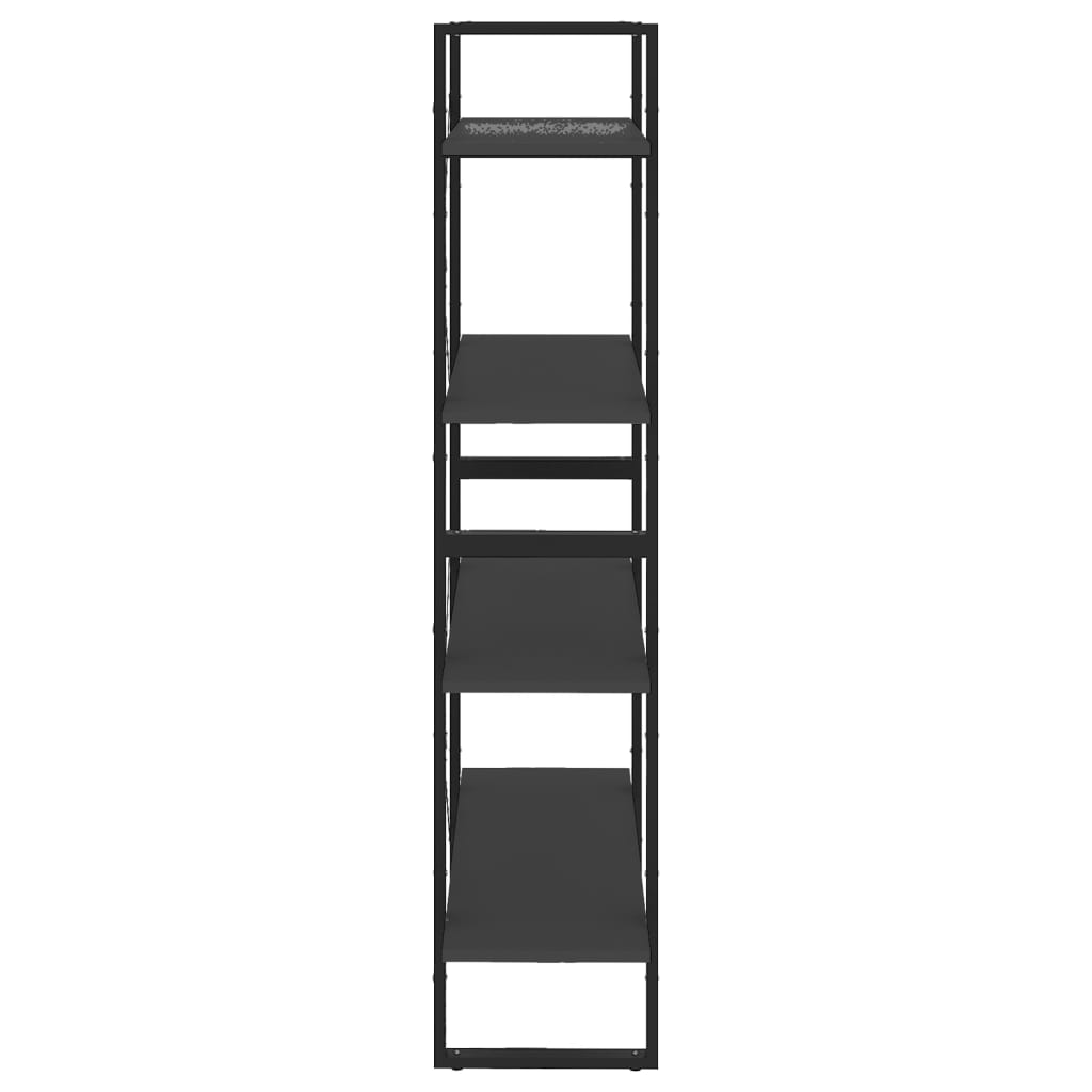 8720286567494_g_en_hd_4 vidaXL 4-Tier Book Cabinet Grey 80x30x140 cm Engineered Wood - Image 7