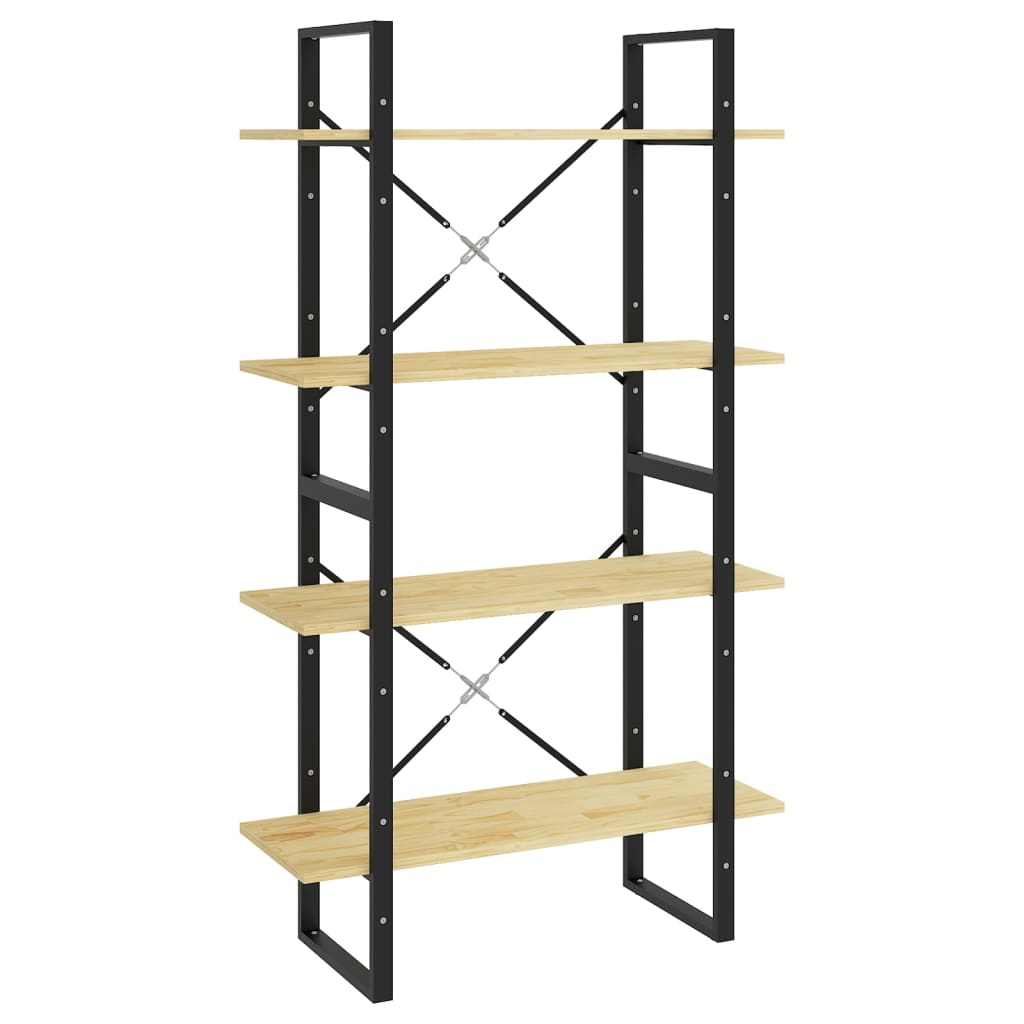 8720286567524_a_en_hd_1 vidaXL 4-Tier Book Cabinet 80x30x140 cm Solid Pine Wood - Image 2