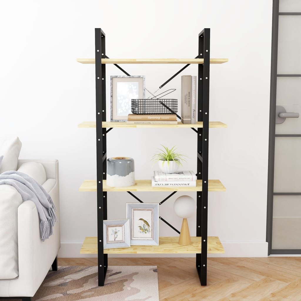 8720286567524_g_en_hd_1 vidaXL 4-Tier Book Cabinet 80x30x140 cm Solid Pine Wood - Image 4