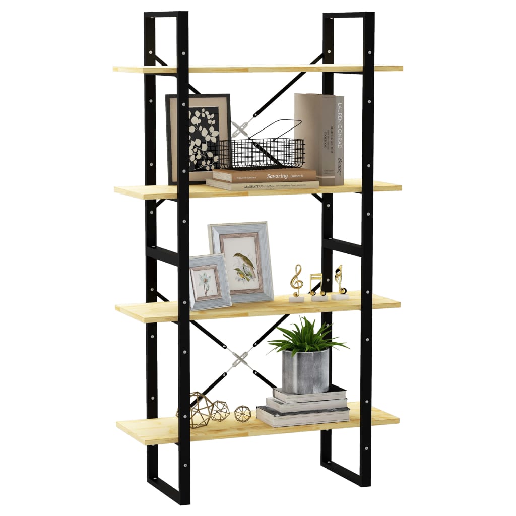 8720286567524_g_en_hd_2 vidaXL 4-Tier Book Cabinet 80x30x140 cm Solid Pine Wood - Image 5
