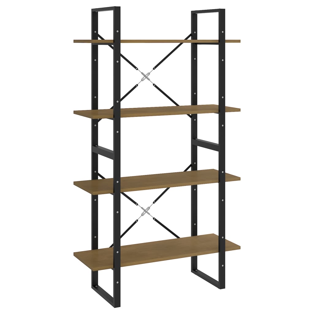 8720286567555_a_en_hd_1 vidaXL 4-Tier Book Cabinet 80x30x140 cm Solid Pine Wood - Image 2