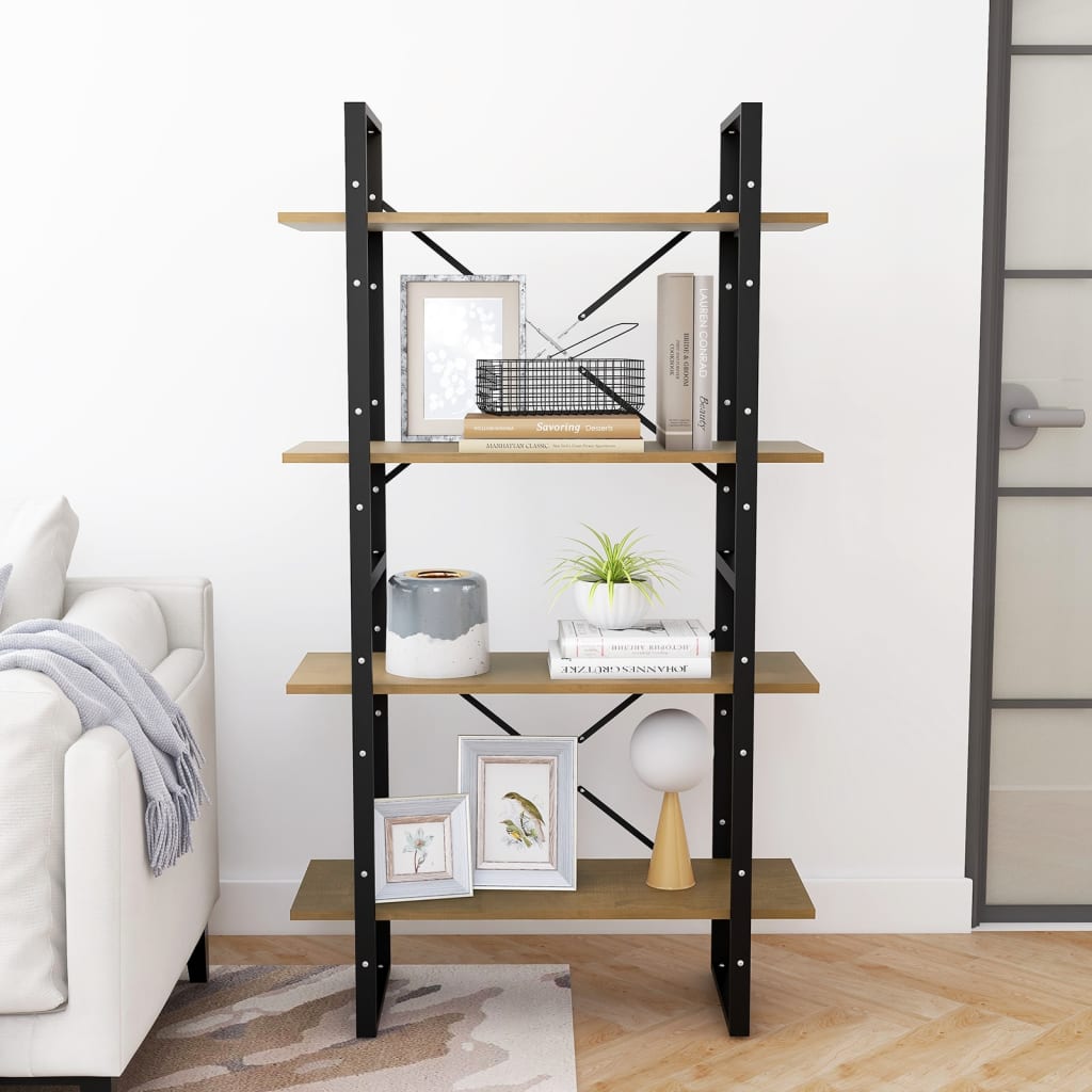 8720286567555_g_en_hd_1 vidaXL 4-Tier Book Cabinet 80x30x140 cm Solid Pine Wood - Image 4