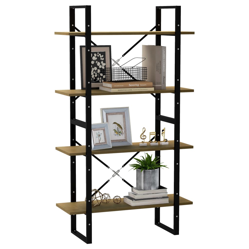 8720286567555_g_en_hd_2 vidaXL 4-Tier Book Cabinet 80x30x140 cm Solid Pine Wood - Image 5