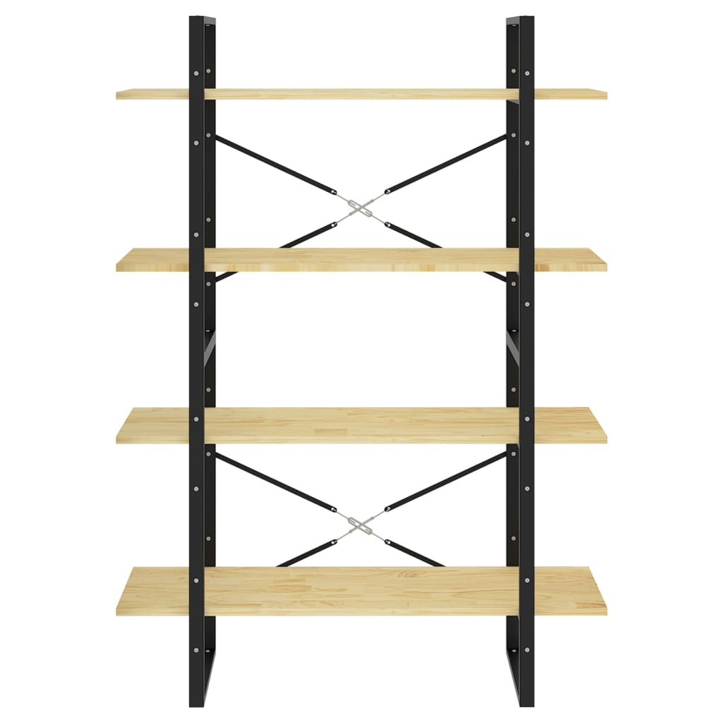 8720286567722_g_en_hd_3 vidaXL 4-Tier Book Cabinet 100x30x140 cm Solid Pine Wood - Image 6