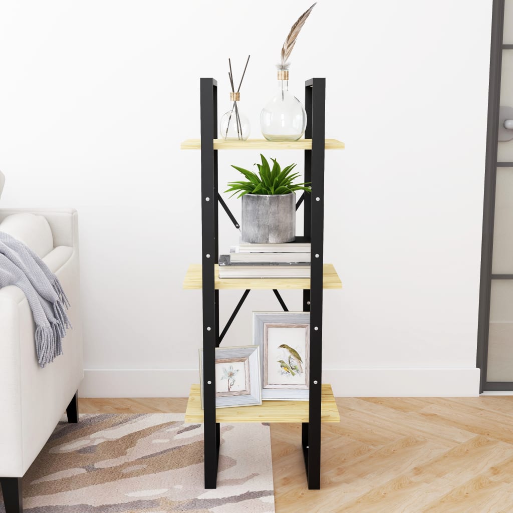 8720286567821_g_en_hd_1 vidaXL 3-Tier Book Cabinet 40x30x105 cm Solid Pinewood - Image 4