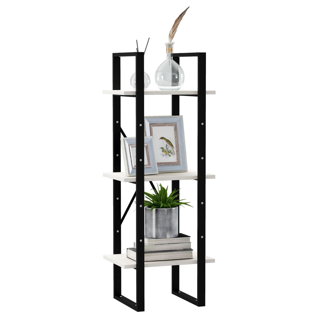 8720286567838_g_en_hd_1 vidaXL 3-Tier Book Cabinet White 40x30x105 cm Solid Pinewood - Image 4