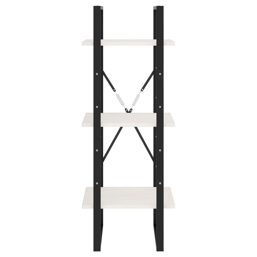 8720286567838_g_en_hd_2 vidaXL 3-Tier Book Cabinet White 40x30x105 cm Solid Pinewood - Image 5