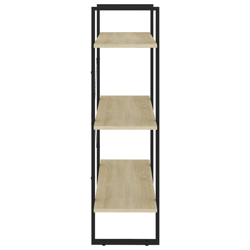 8720286568200_g_en_hd_2 vidaXL Book Cabinet Sonoma Oak 80x30x105 cm Engineered Wood - Image 5