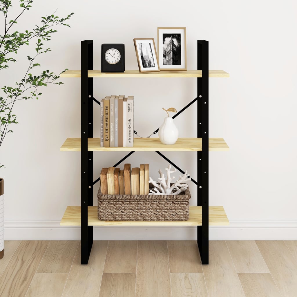8720286568224_g_en_hd_2 vidaXL 3-Tier Book Cabinet 80x30x105 cm Solid Pine Wood - Image 5