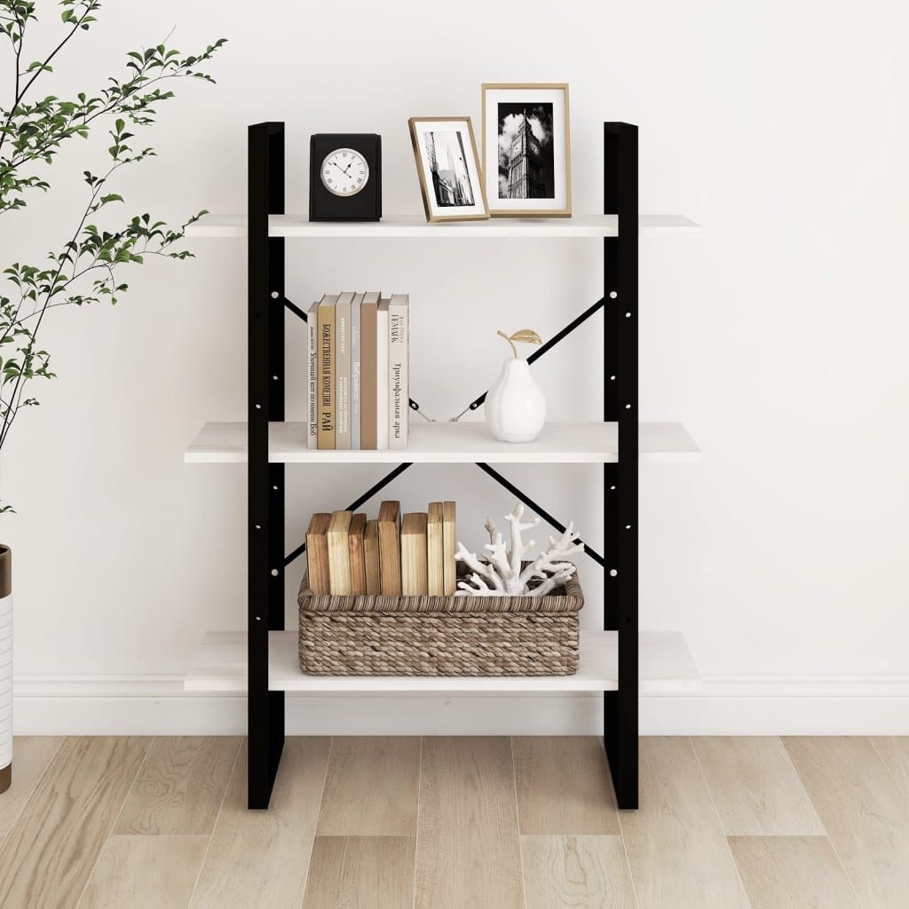 8720286568231_g_en_hd_2 vidaXL 3-Tier Book Cabinet White 80x30x105 cm Solid Pine Wood - Image 5