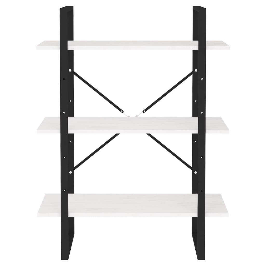 8720286568231_g_en_hd_3 vidaXL 3-Tier Book Cabinet White 80x30x105 cm Solid Pine Wood - Image 6