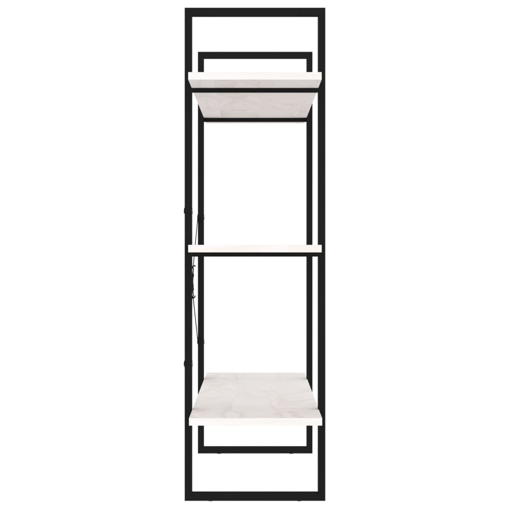 8720286568439_g_en_hd_4 vidaXL 3-Tier Book Cabinet White 100x30x105 cm Solid Pine Wood - Image 7