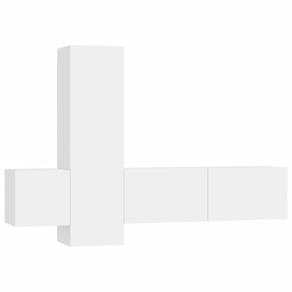8720286569498_a_en_hd_1 vidaXL 3 Piece TV Cabinet Set White Engineered Wood - Image 2