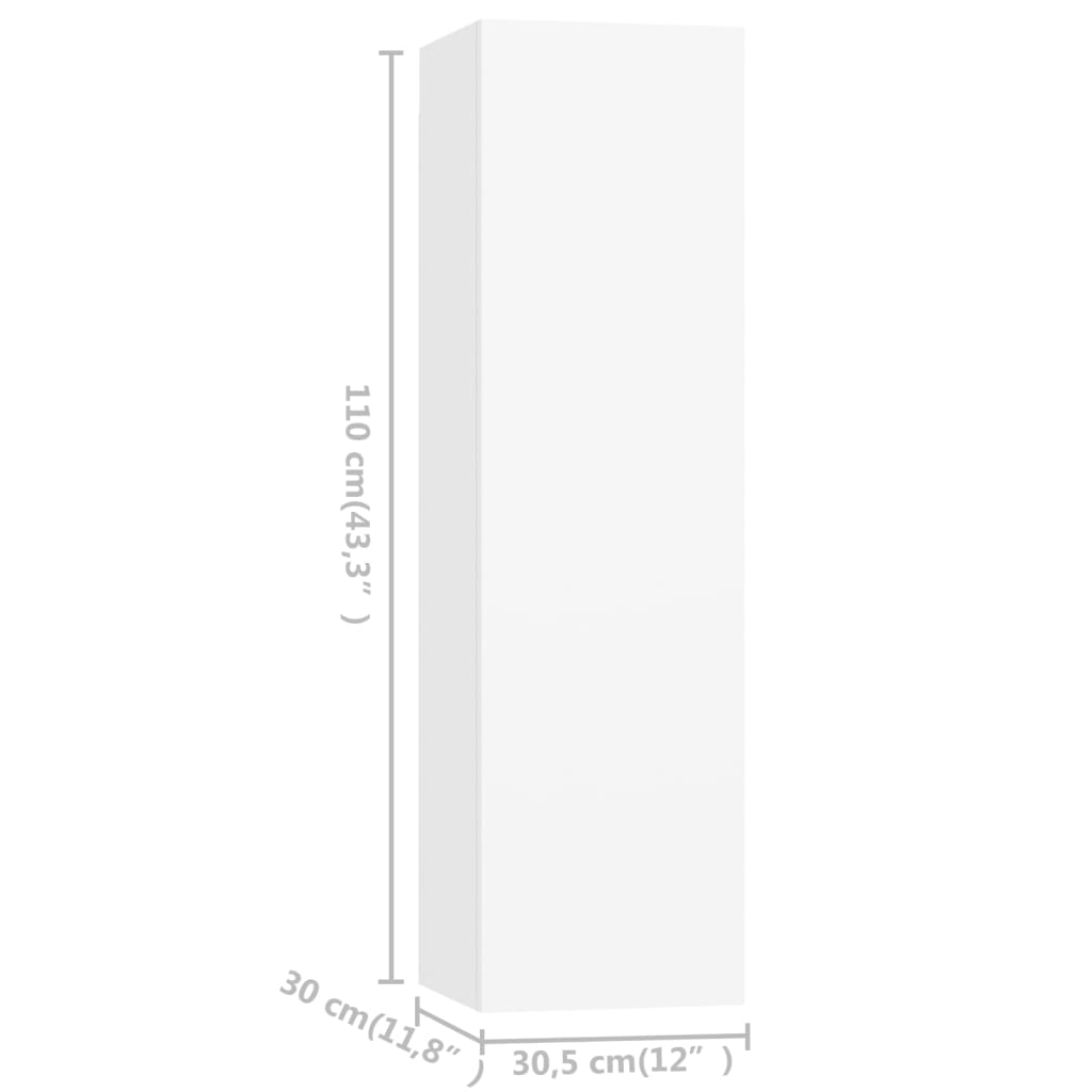 8720286569689_g_en_hd_5 vidaXL 3 Piece TV Cabinet Set White Engineered Wood - Image 8