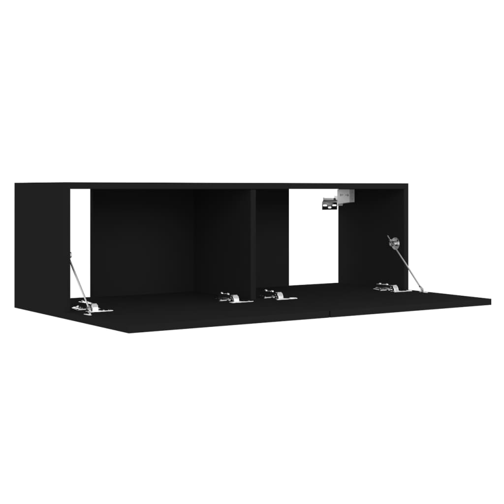 8720286570579_g_en_hd_4 vidaXL 3 Piece TV Cabinet Set Black Engineered Wood - Image 7