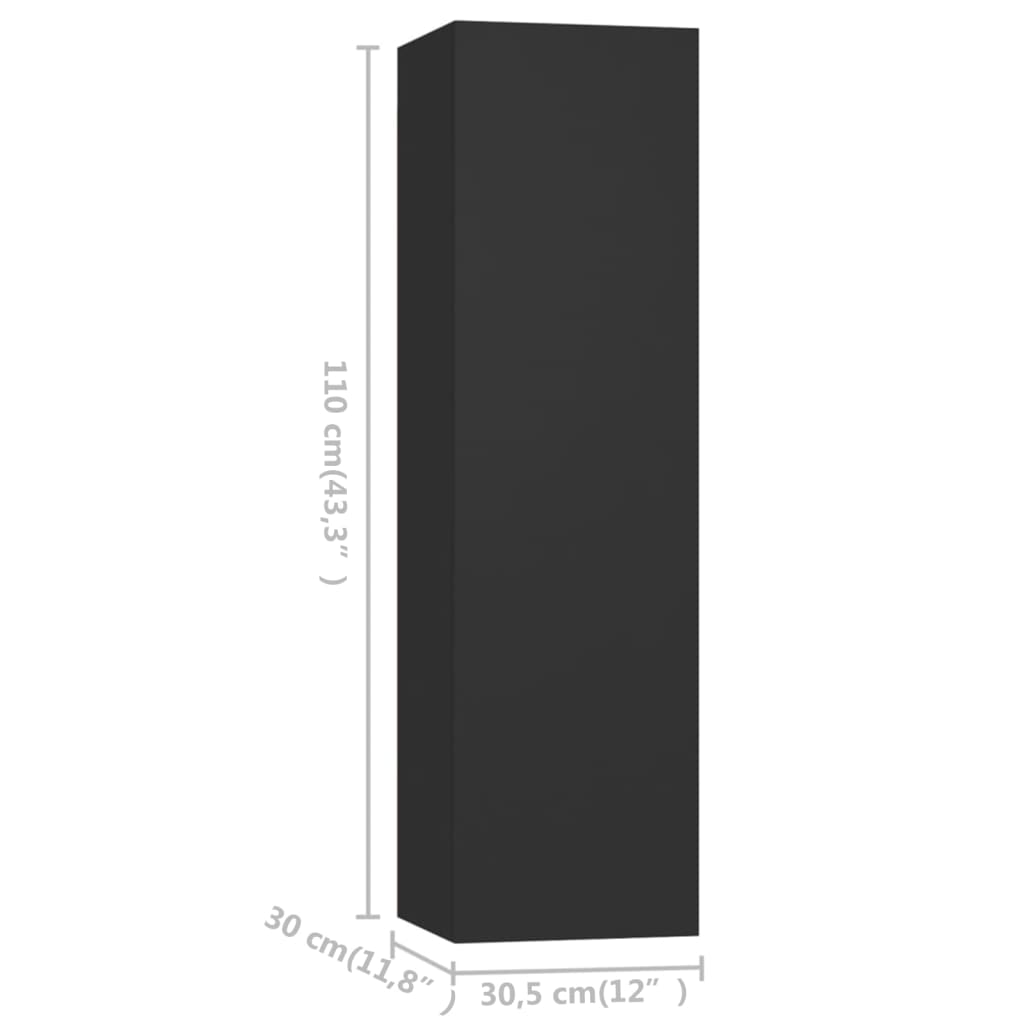 8720286570739_g_en_hd_4 vidaXL 3 Piece TV Cabinet Set Black Engineered Wood - Image 7