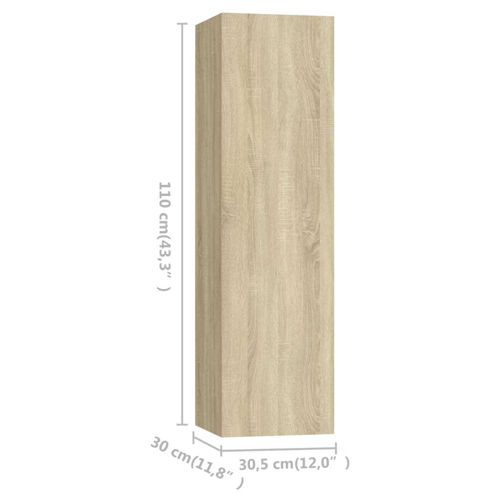 8720286572672_g_en_hd_7 vidaXL 3 Piece TV Cabinet Set Sonoma Oak Engineered Wood - Image 10