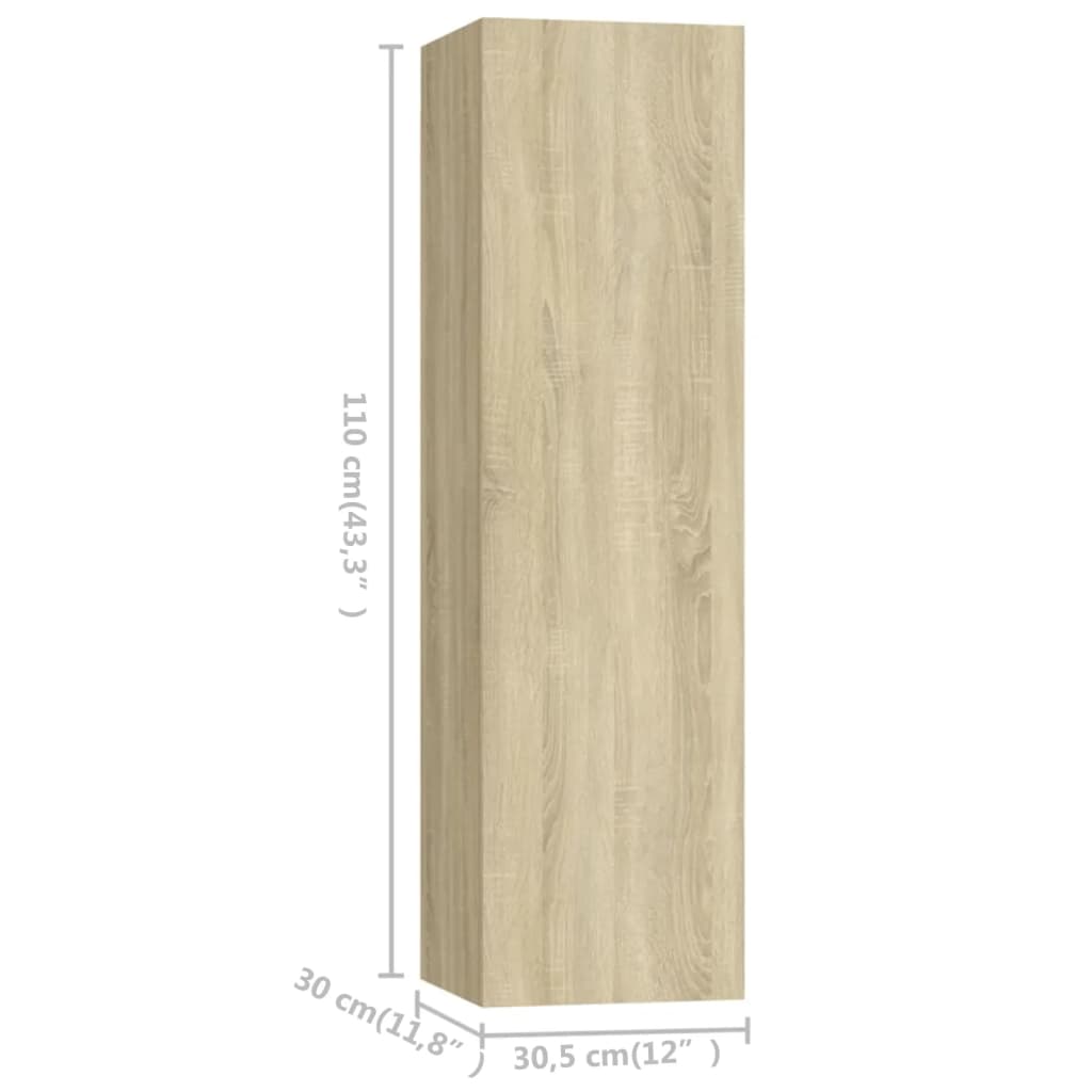 8720286572832_g_en_hd_5 vidaXL 3 Piece TV Cabinet Set Sonoma Oak Engineered Wood - Image 8