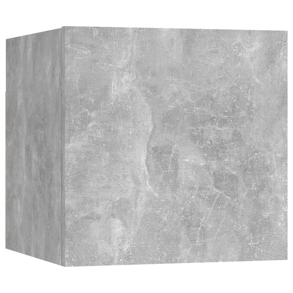 8720286579794_a_en_hd_1 vidaXL Bedside Cabinet Concrete Grey 30.5x30x30 cm Engineered Wood - Image 2
