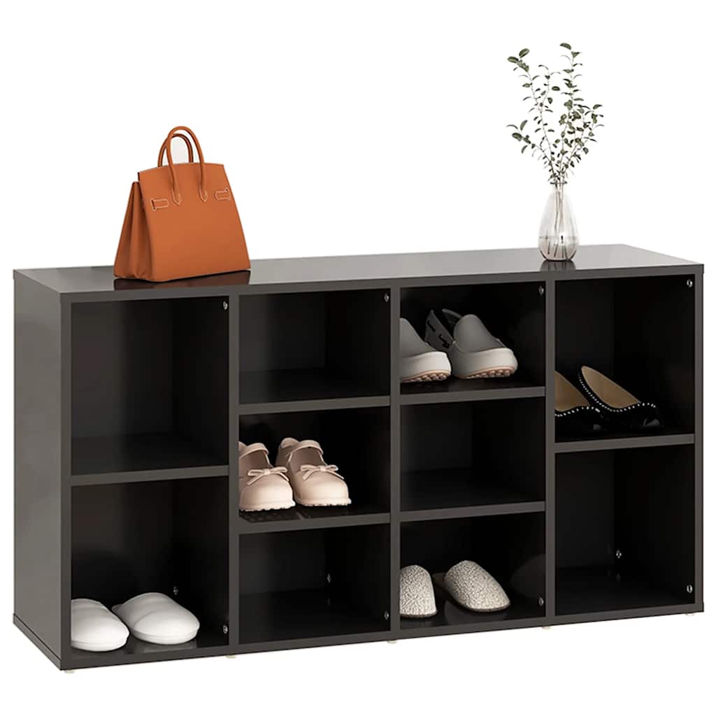 8720286586983_g_en_hd_2 vidaXL Shoe Bench Grey 103x30x55 cm Engineered Wood - Image 4