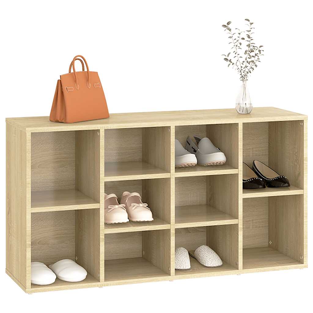 8720286586990_g_en_hd_2 vidaXL Shoe Bench Sonoma Oak 103x30x55 cm Engineered Wood - Image 4