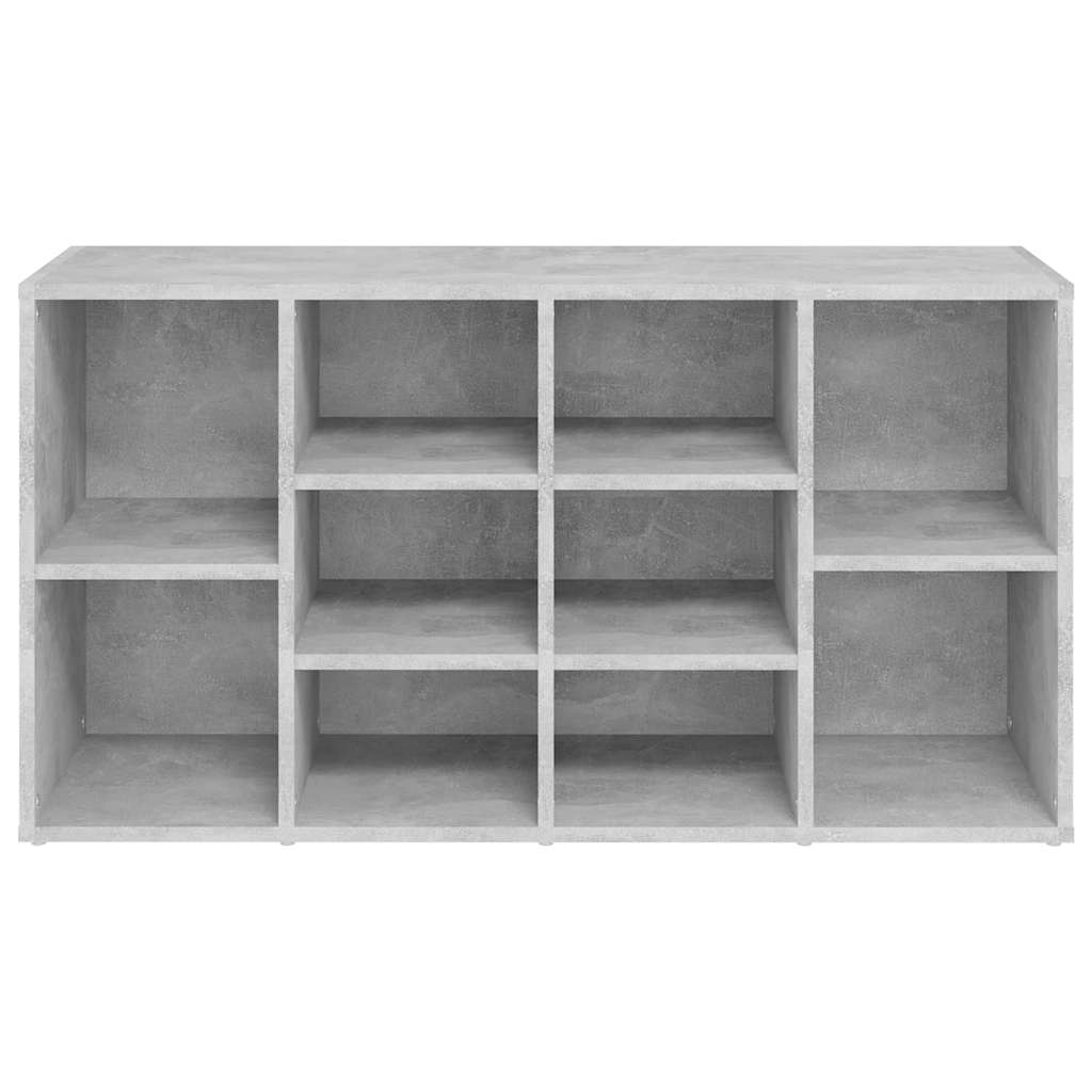 8720286587003_g_en_hd_3 vidaXL Shoe Bench Concrete Grey 103x30x55 cm Engineered Wood - Image 5