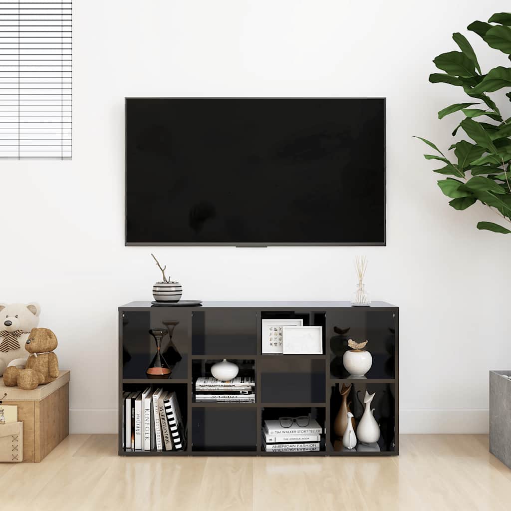 8720286587034_g_en_hd_2 vidaXL Shoe Bench High Gloss Black 103x30x55 cm Engineered Wood - Image 4