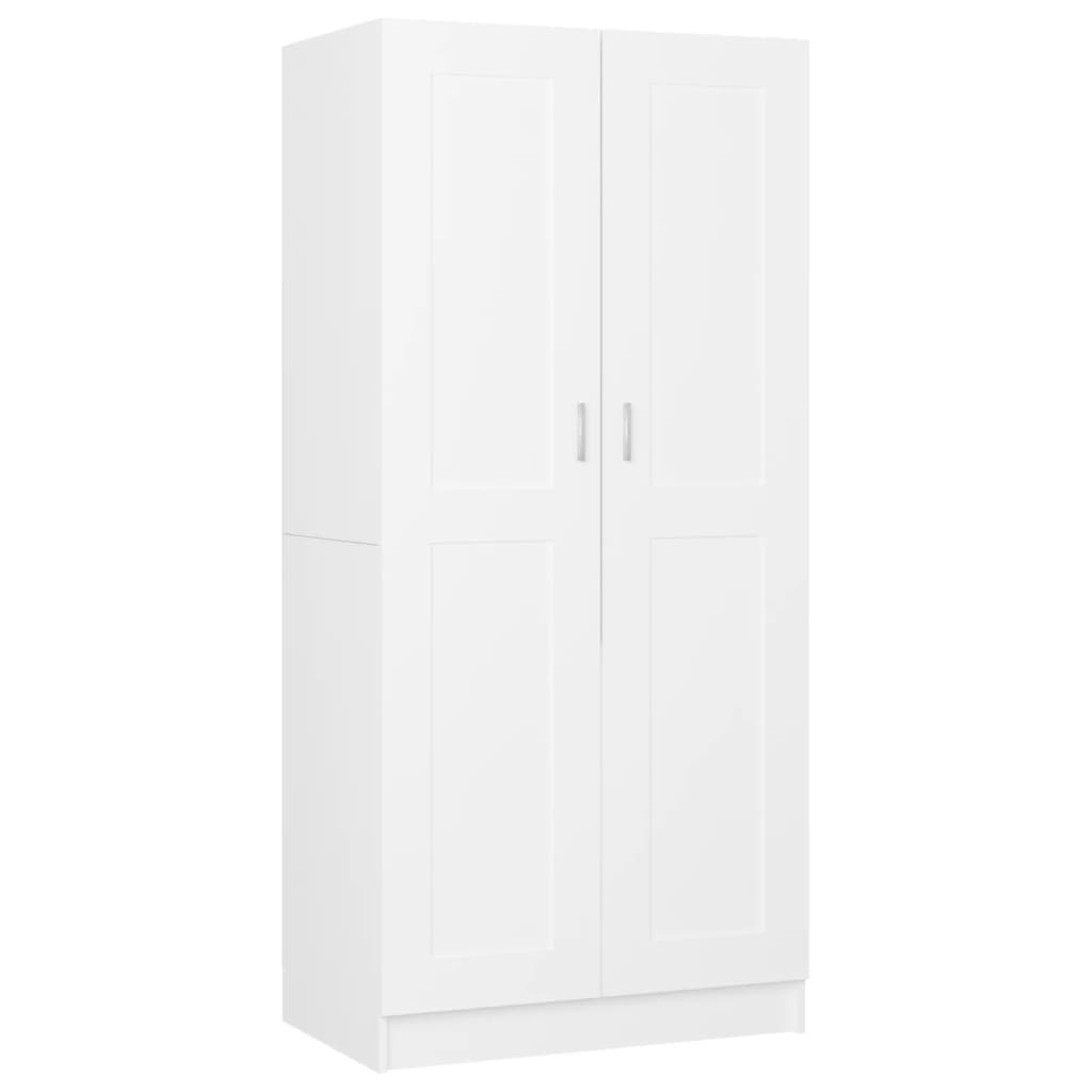 8720286587058_g_en_hd_3 vidaXL Wardrobe White 82.5x51.5x180 cm Engineered Wood - Image 6