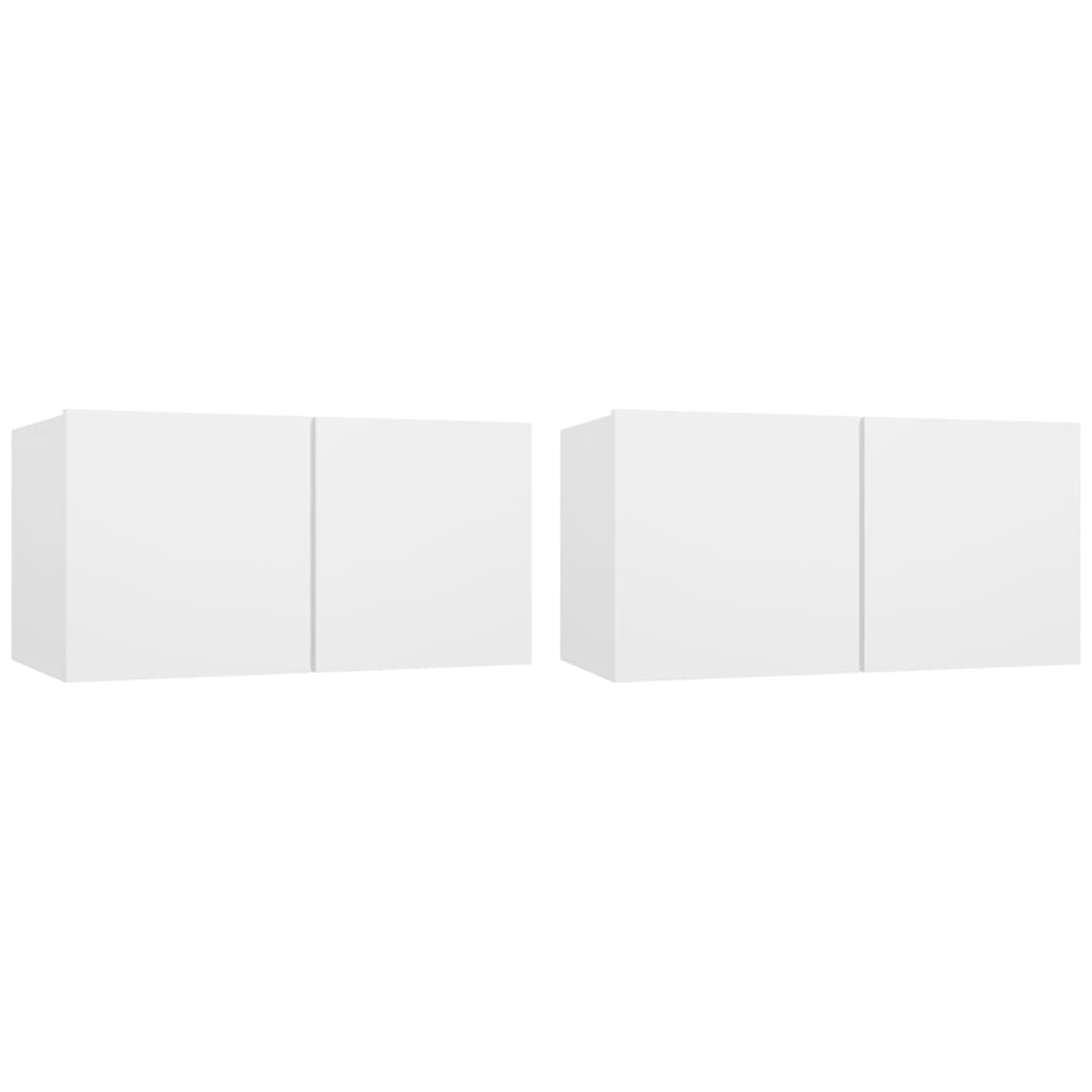 8720286587515_a_en_hd_1 vidaXL Hanging TV Cabinets 2 pcs White 60x30x30 cm - Image 2