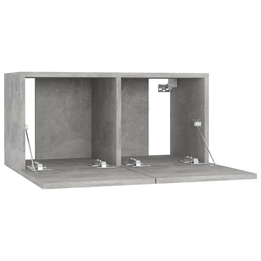 8720286587638_g_en_hd_4 vidaXL Hanging TV Cabinets 2 pcs Concrete Grey 60x30x30 cm - Image 7