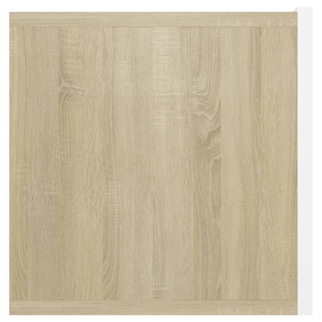 8720286587652_g_en_hd_4 vidaXL Hanging TV Cabinet White and Sonoma Oak 60x30x30 cm - Image 7