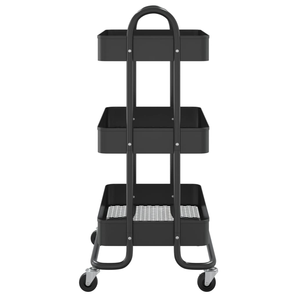 8720286587775_g_en_hd_2 vidaXL 3-Tier Trolley Black 43x34x79 cm Steel - Image 4