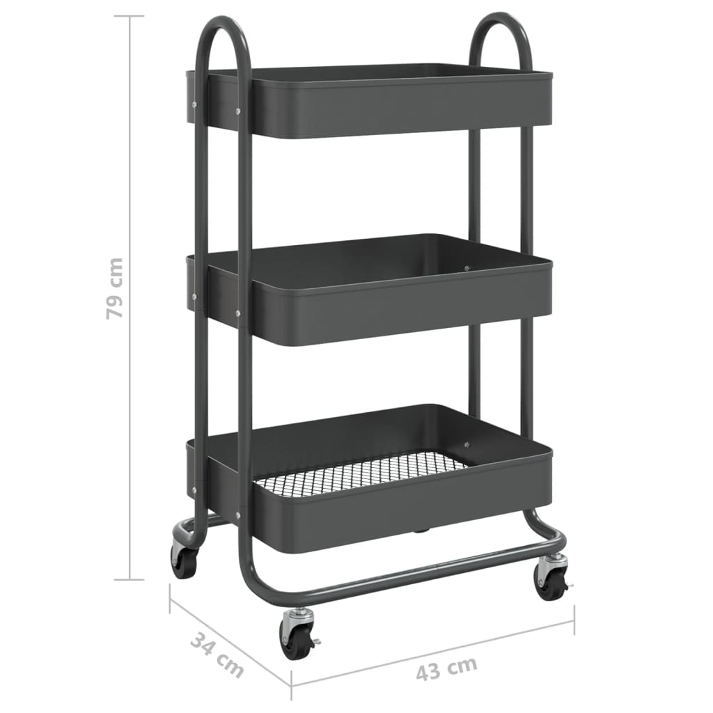 8720286587799_g_en_hd_5 vidaXL 3-Tier Trolley Anthracite 43x34x79 cm Steel - Image 7