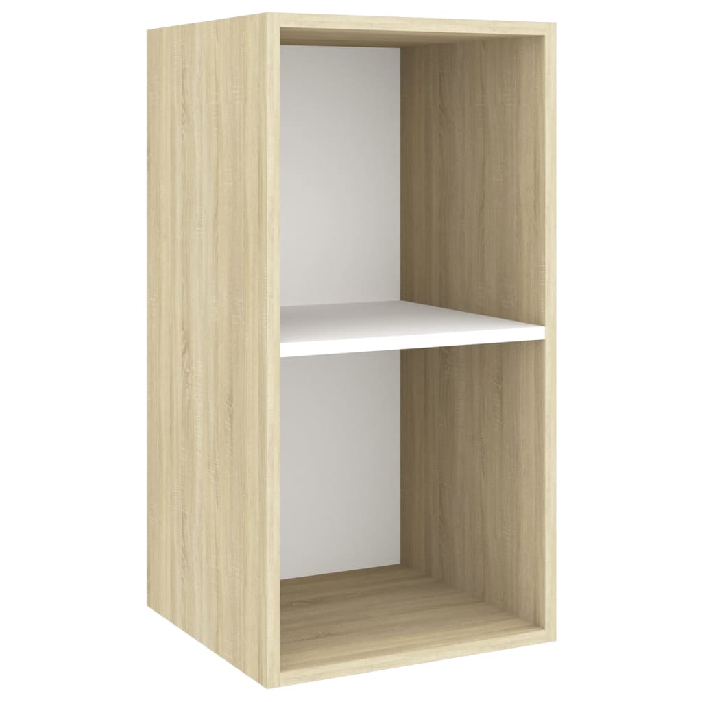8720286590355_g_en_hd_2 vidaXL 3 Piece TV Cabinet Set White and Sonoma Oak Engineered Wood - Image 5