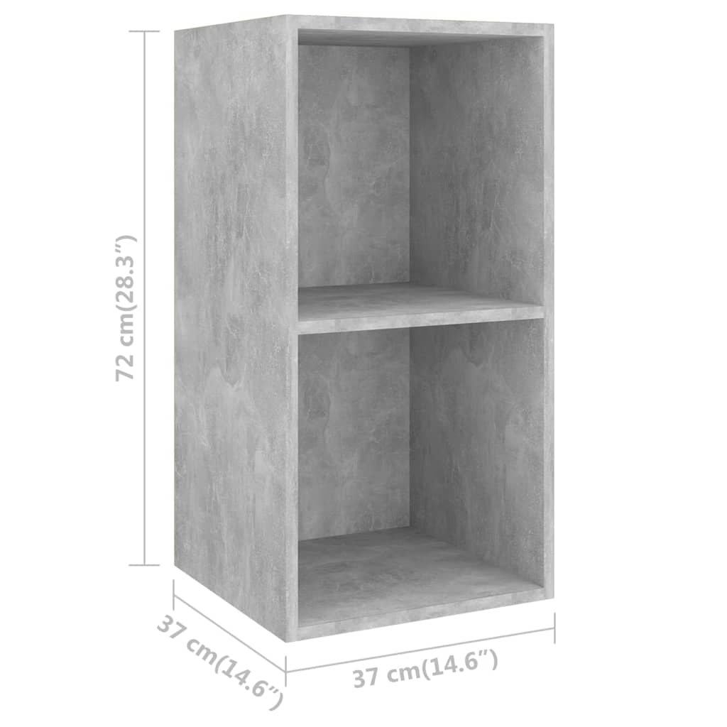 8720286590430_g_en_hd_4 vidaXL 3 Piece TV Cabinet Set Concrete Grey Engineered Wood - Image 7