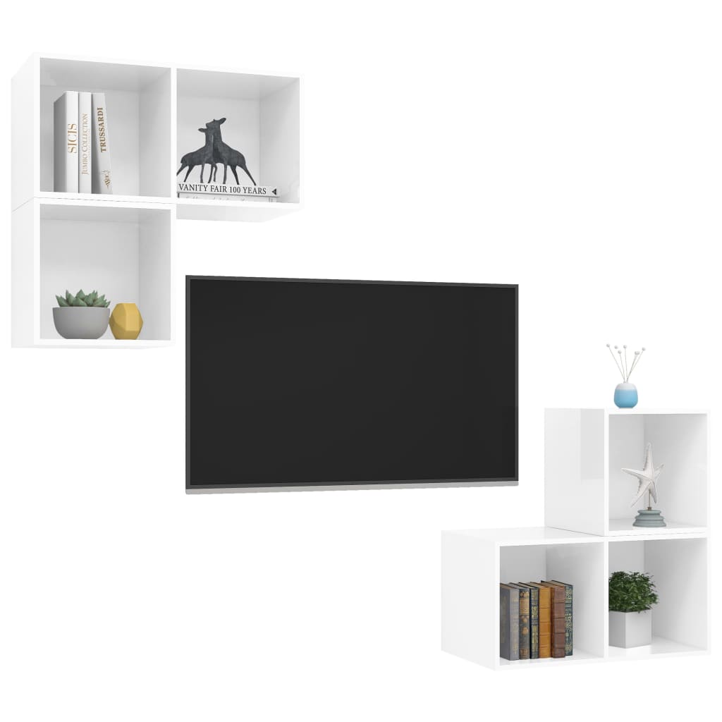 8720286590720_g_en_hd_1 vidaXL 4 Piece TV Cabinet Set High Gloss White Engineered Wood - Image 4