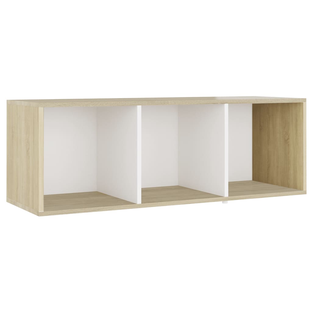 8720286593868_g_en_hd_2 vidaXL 3 Piece TV Cabinet Set White and Sonoma Oak Engineered Wood - Image 5