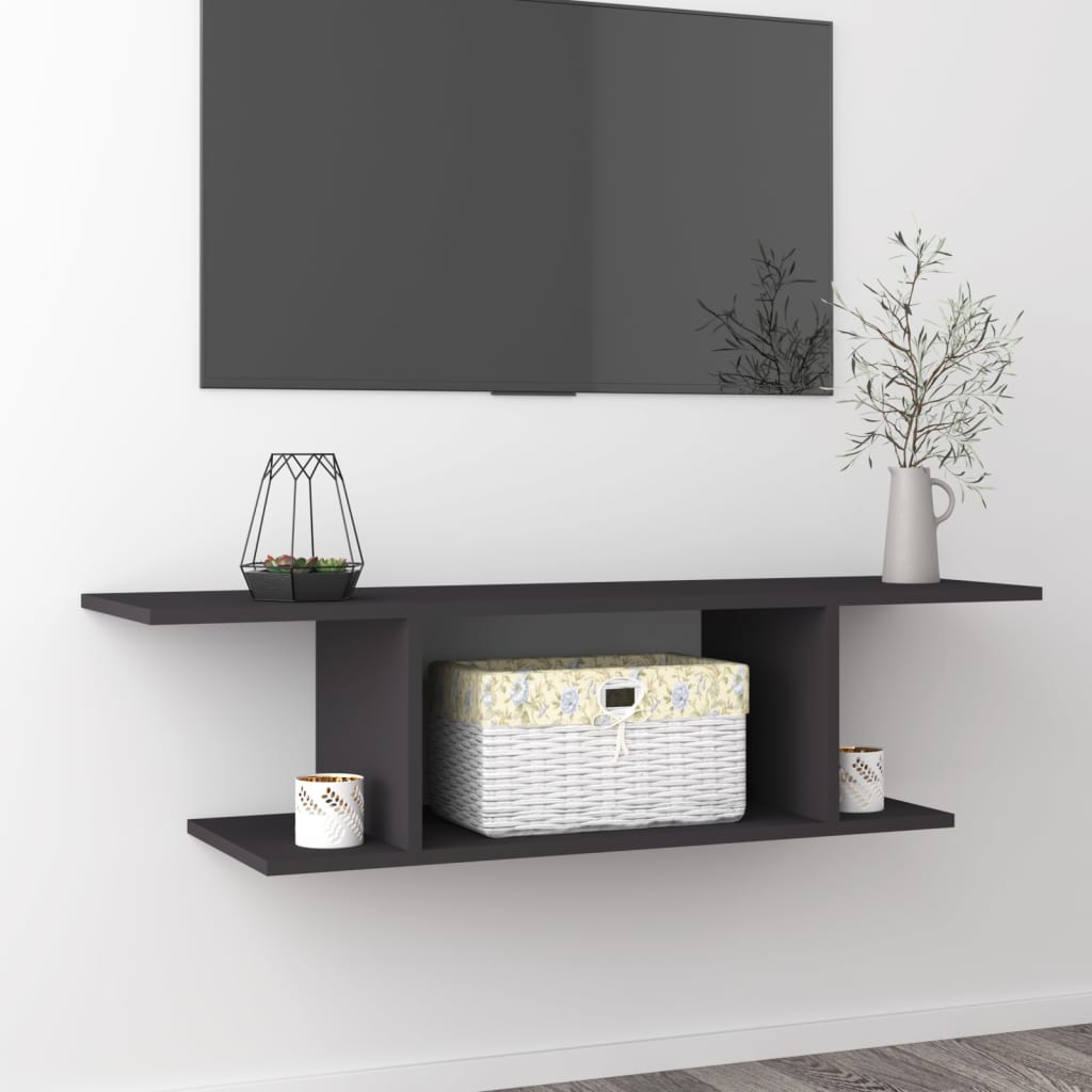 8720286594001_m_en_hd_1 vidaXL Wall Mounted TV Cabinet Grey 103x30x26.5 cm - Image 1