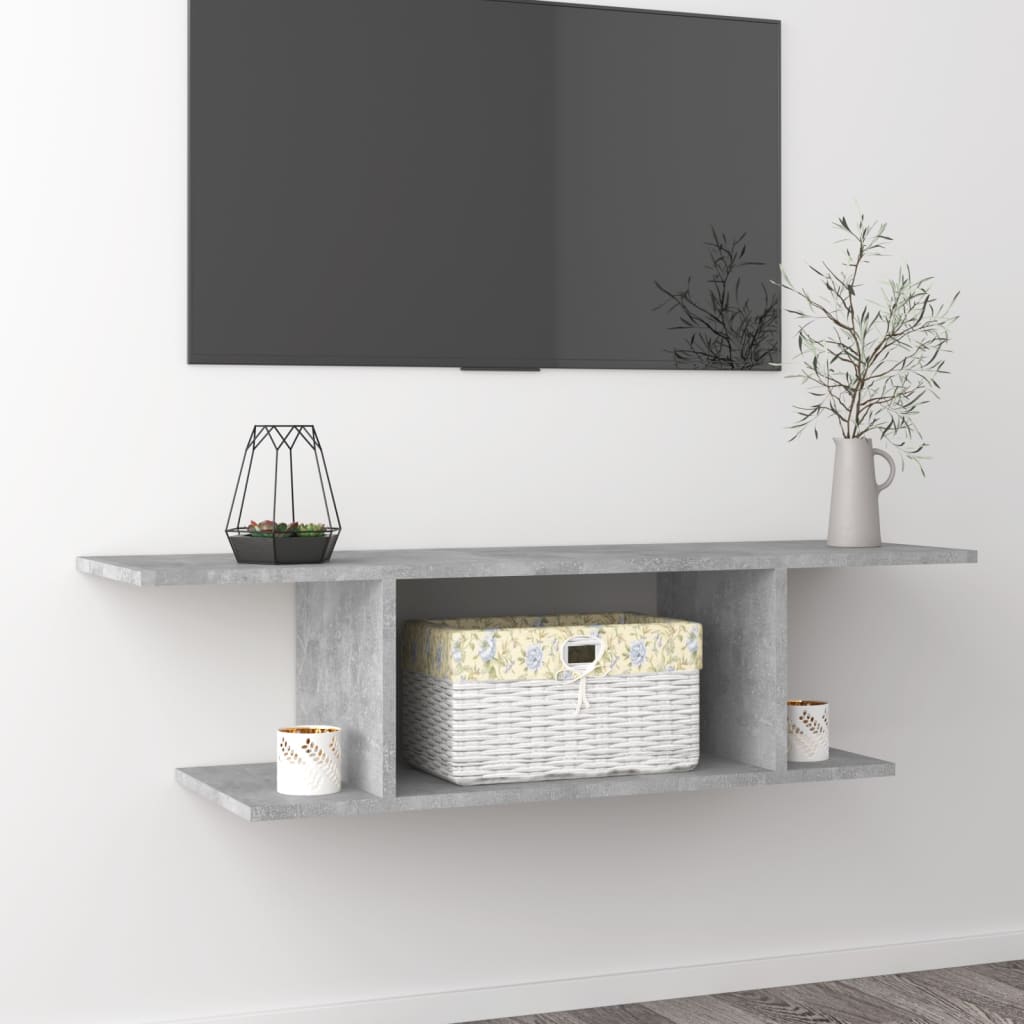 8720286594025_m_en_hd_1 vidaXL Wall Mounted TV Cabinet Concrete Grey 103x30x26.5 cm - Image 1
