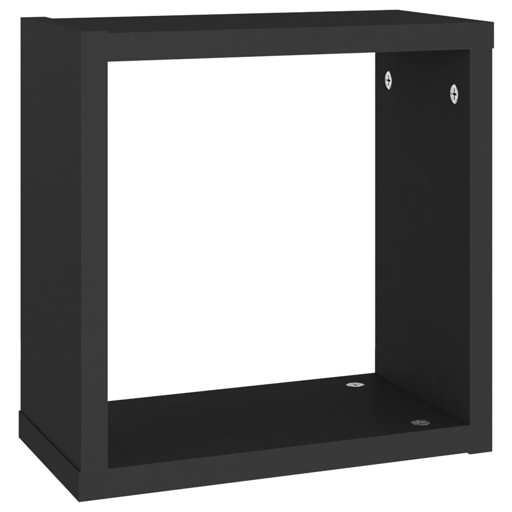 8720286594209_g_en_hd_5 vidaXL Wall Cube Shelves 4 pcs Black 30x15x30 cm - Image 7
