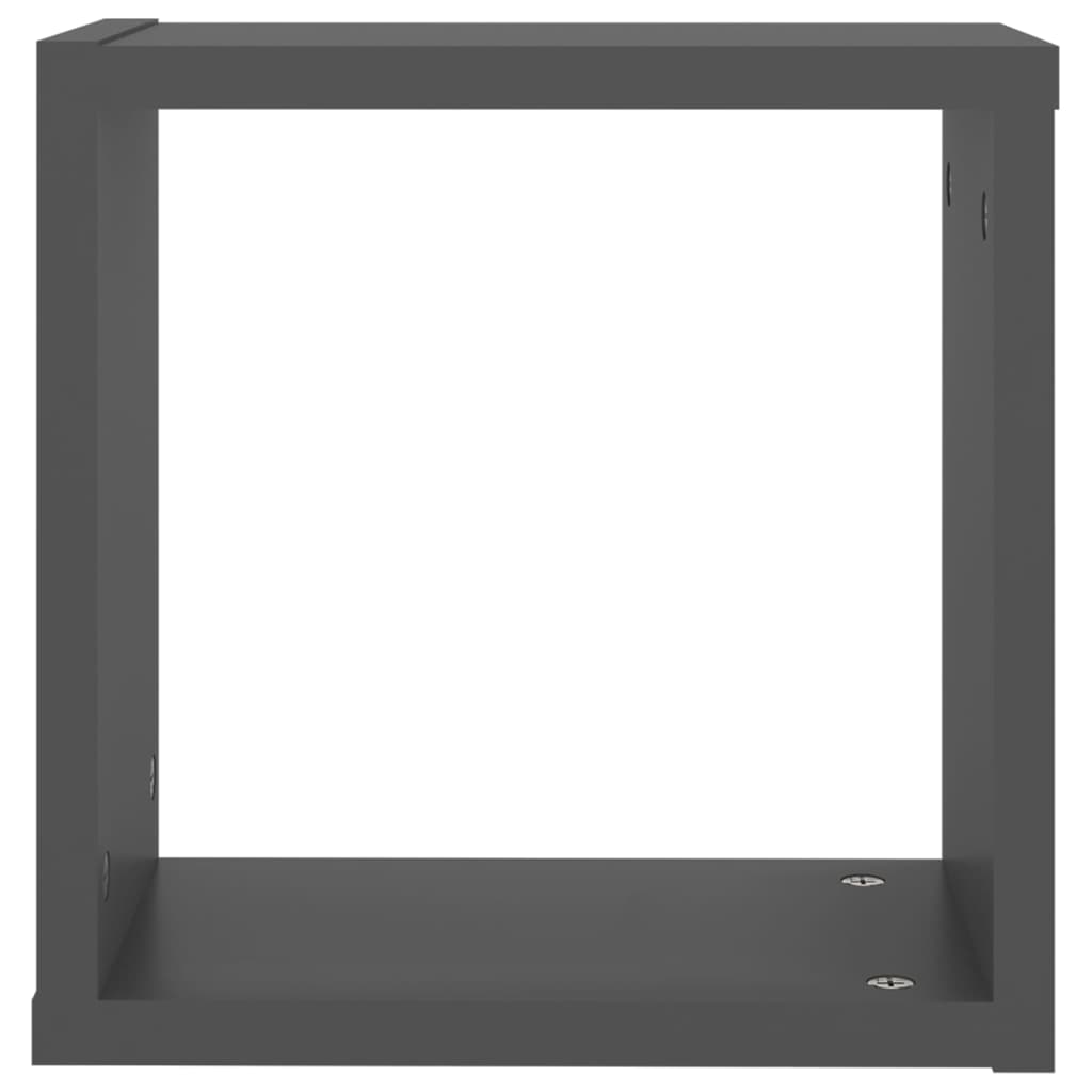 8720286594247_g_en_hd_6 vidaXL Wall Cube Shelves 6 pcs Grey 30x15x30 cm - Image 8