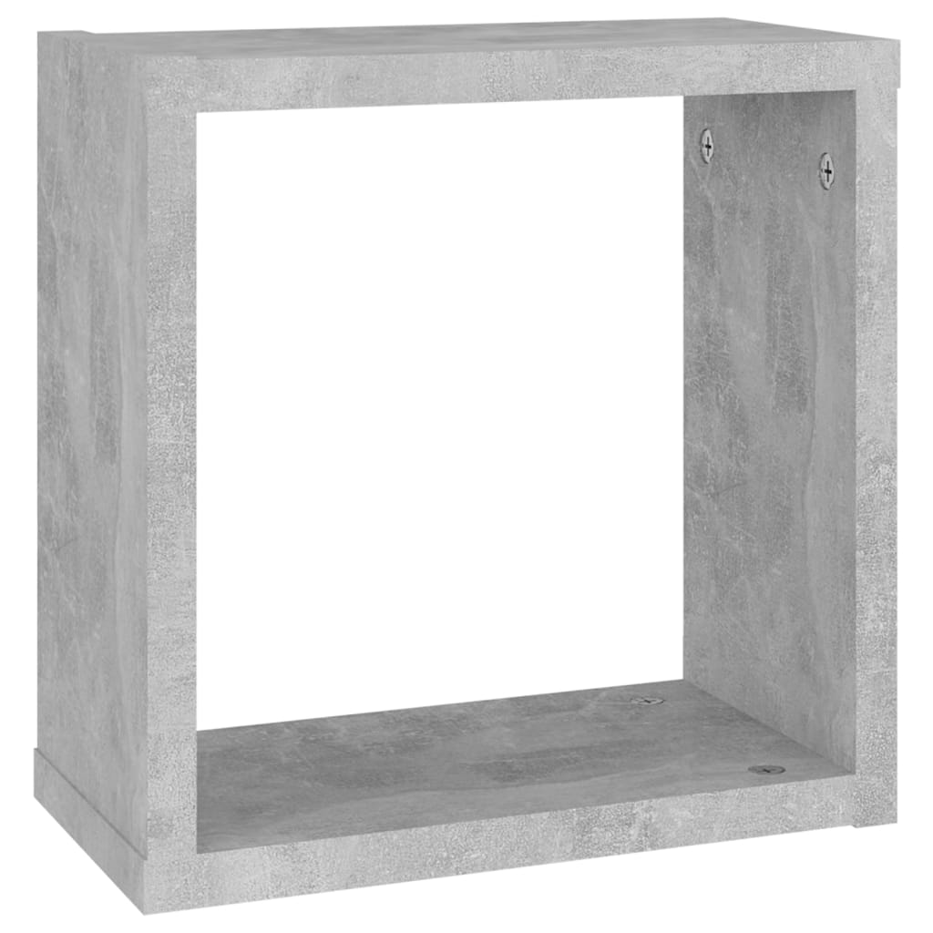 8720286594308_g_en_hd_5 vidaXL Wall Cube Shelves 6 pcs Concrete Grey 30x15x30 cm - Image 7