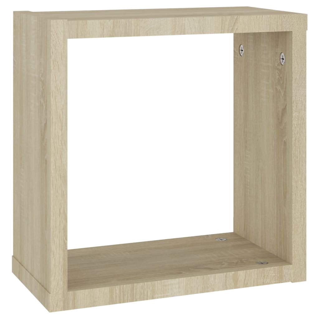 8720286594315_g_en_hd_6 vidaXL Wall Cube Shelves 2 pcs White and Sonoma Oak 30x15x30 cm - Image 8